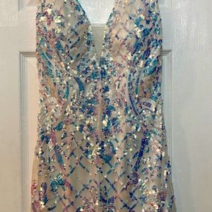 HOCO or cocktail dress size 6 mint condition. Worn once just dry cleaned $200